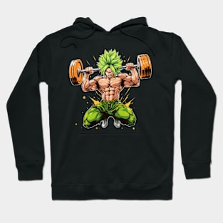 broly at gym Hoodie